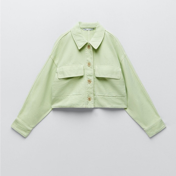 Zara Jackets & Blazers - Zara Green Jacket
